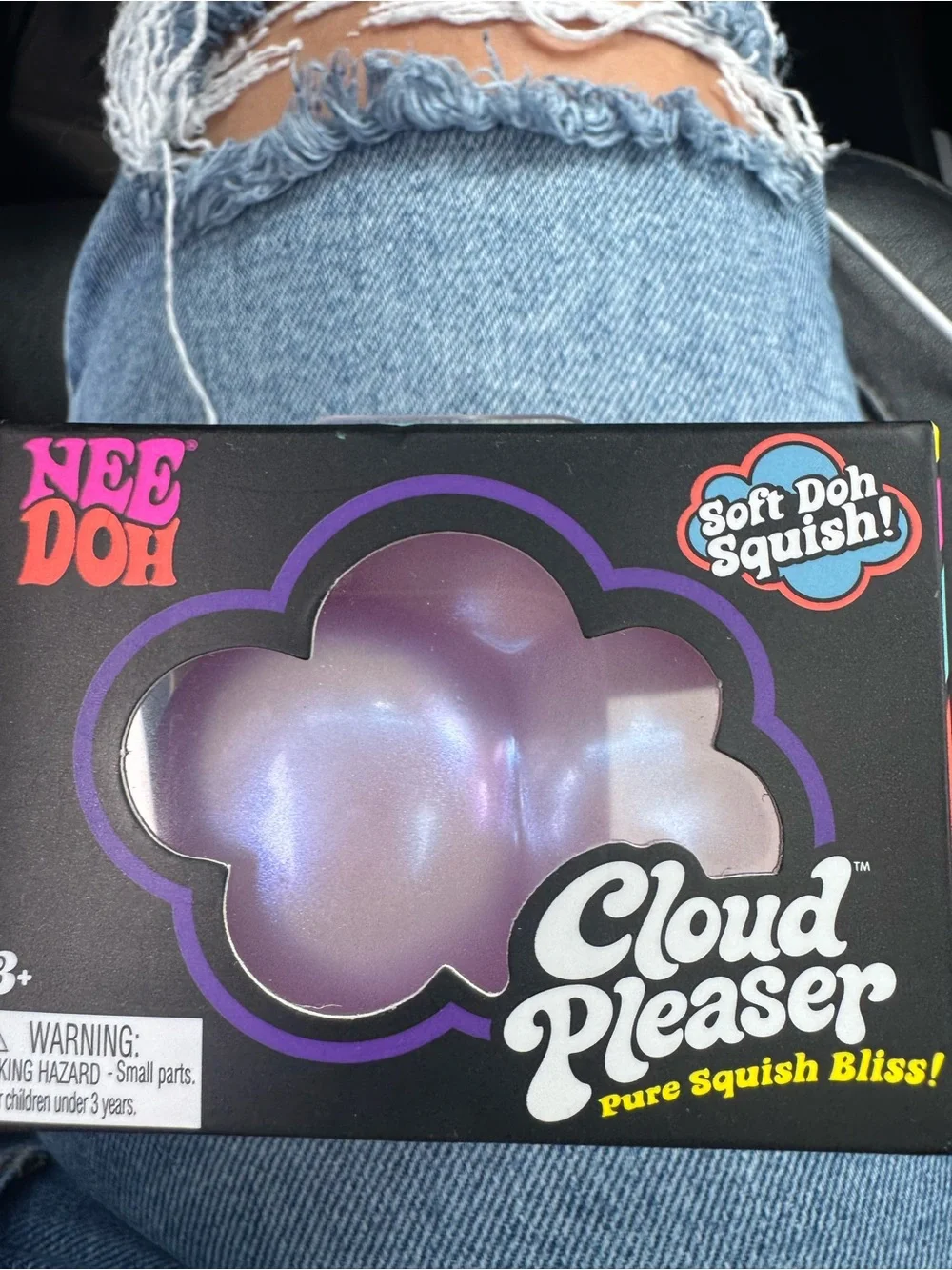 Cloud Pleaser Soft Squish Toy - Iridescent Purple